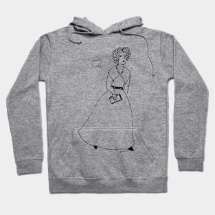 Inky Emily Brontë Hoodie